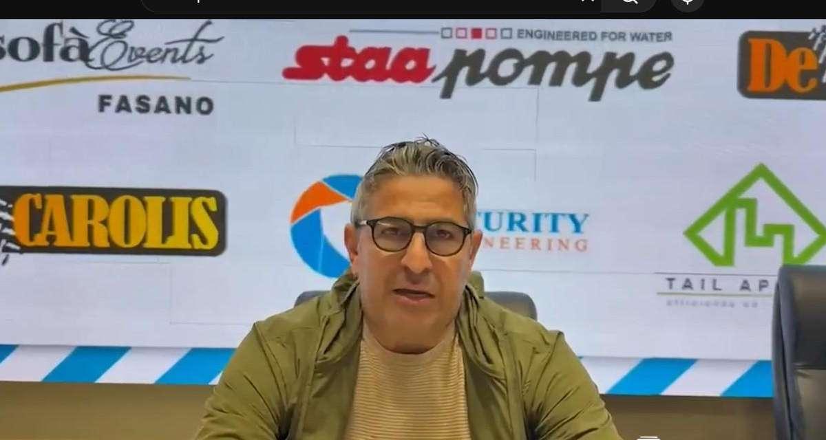 Fasano, Padalino avvisa tutti: «I playoff contro la Paganese? Sarà una gara completamente diversa»