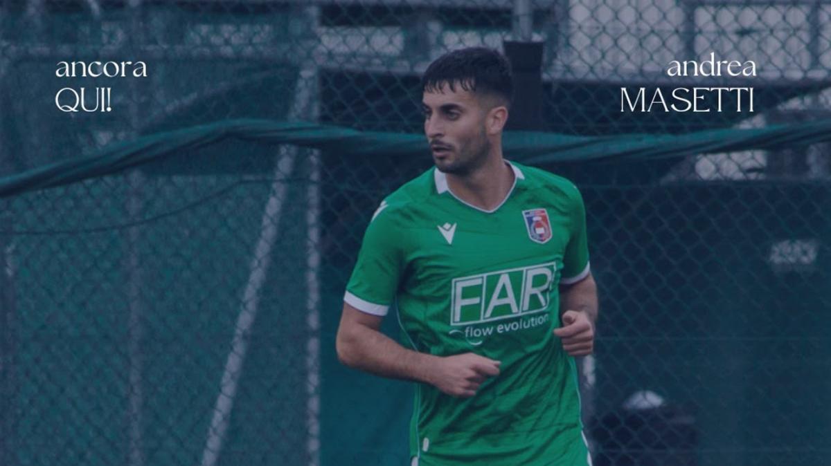 UFFICIALE: Il difensore Andrea Masetti resta al Gozzano