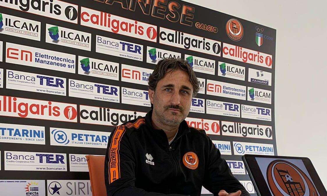 Manzanese, mister Vecchiato: «Campionato ancora lungo, non dobbiamo mollare»