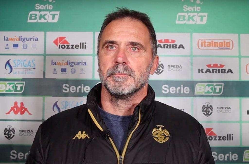 Spezia, mister D'Angelo: «L'atteggiamento della mia squadra è stato impeccabile»