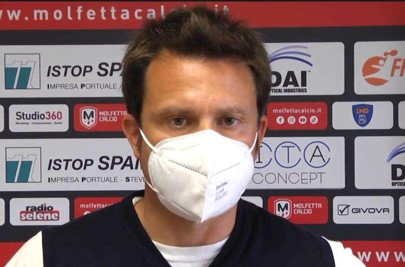 Molfetta, mister Bartoli: «I ragazzi hanno fatto una grande gara. Taranto alla prima occasione...»
