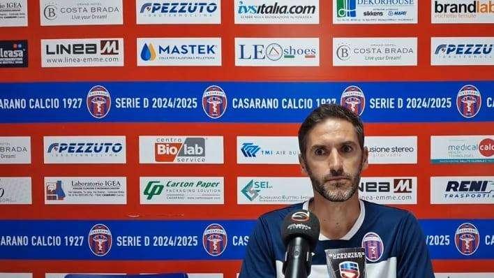 Casarano, Lentini: «La vittoria contro la Virtus Francavilla è del gruppo»