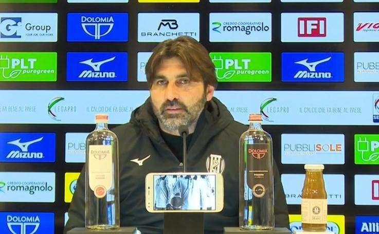 Cesena, mister Viali: «Dà noia perdere una partita del genere, però...»