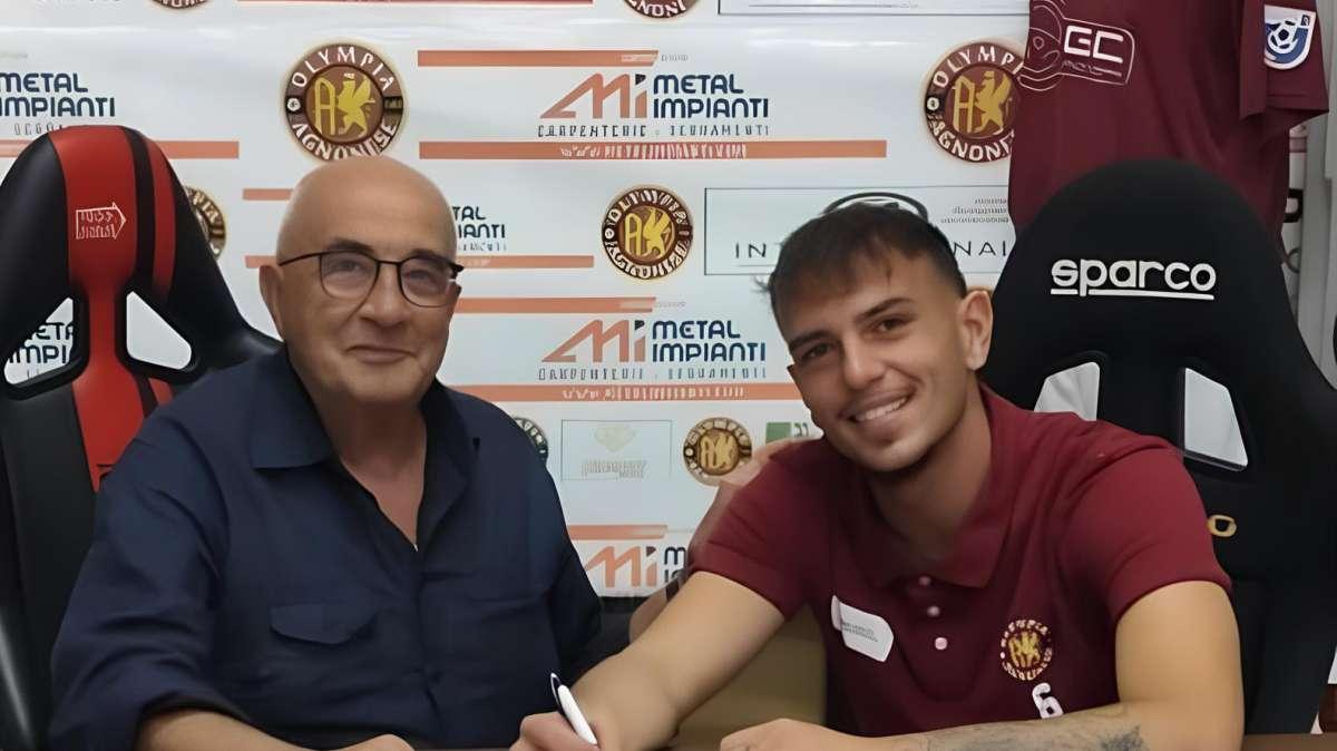 Olympia Agnonese, innesto tra i pali: tesserato Gabriele Gentile