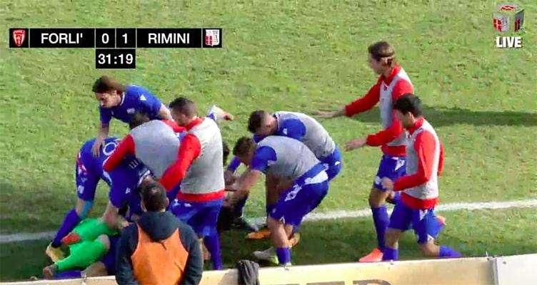 Il Rimini si rialza: vittoria nel derby sul campo del Forlì