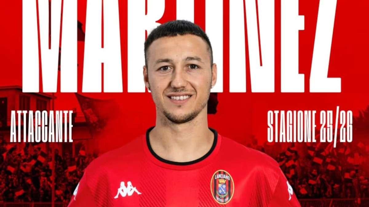 Lanciano si rinforza con Martinez: arriva l'attaccante argentino ex Barletta