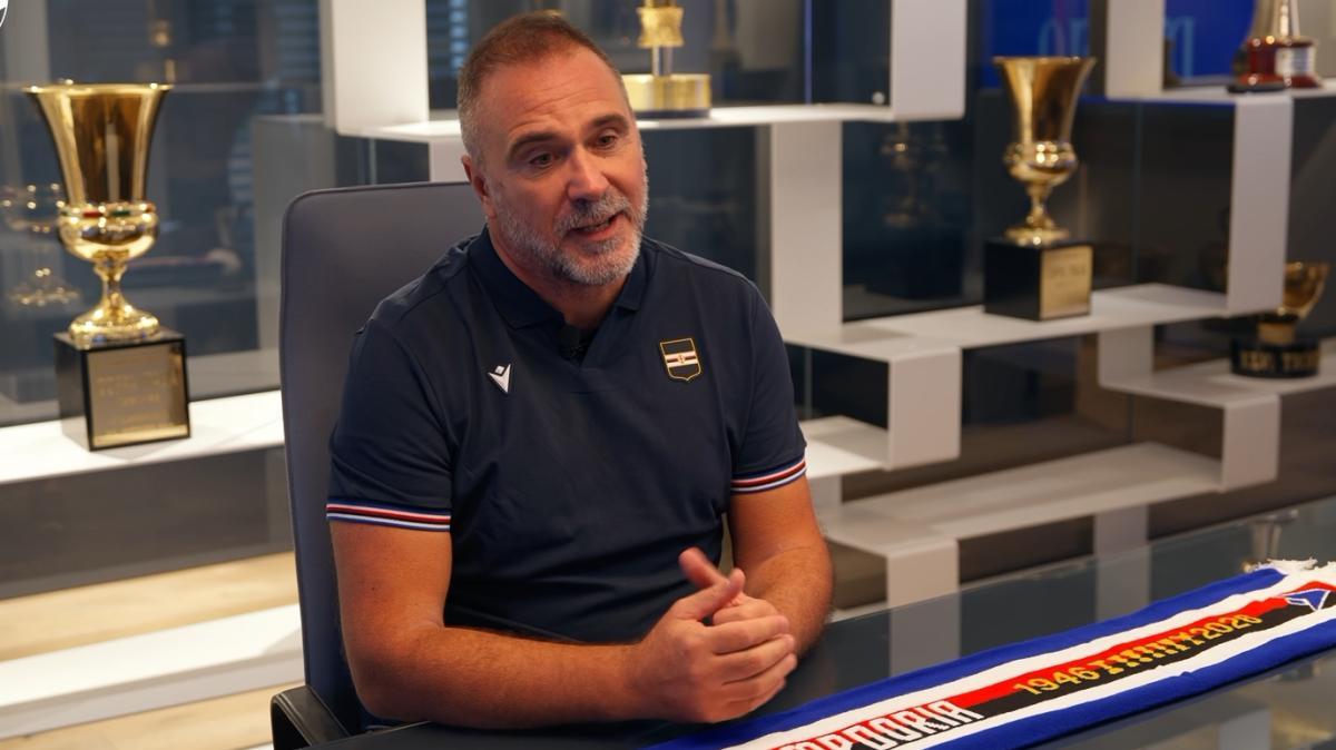 Sampdoria, D'Angelo si presenta: «Il nostro scopo è tirarci fuori dai guai»
