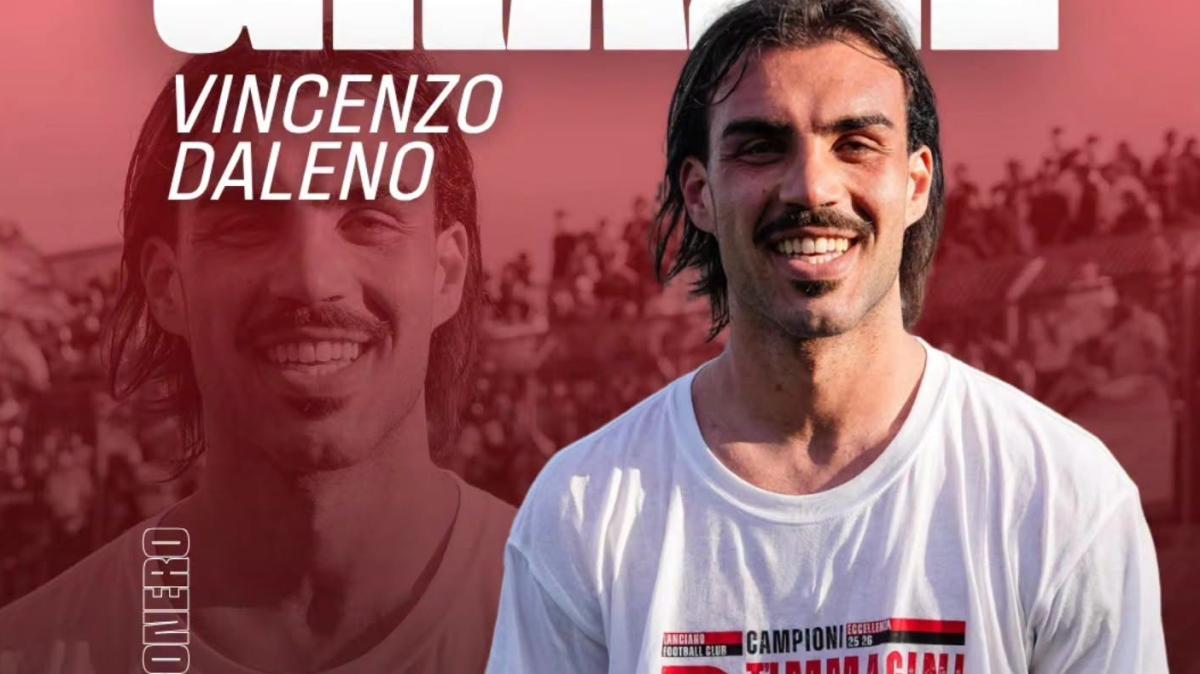 Lanciano, saluti commossi a Vincenzo Daleno: «Grazie di tutto, per sempre rossonero»