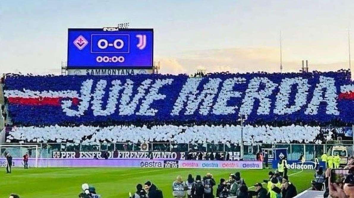 Dimezzata la multa alla Fiorentina per la coreografia contro la Juventus