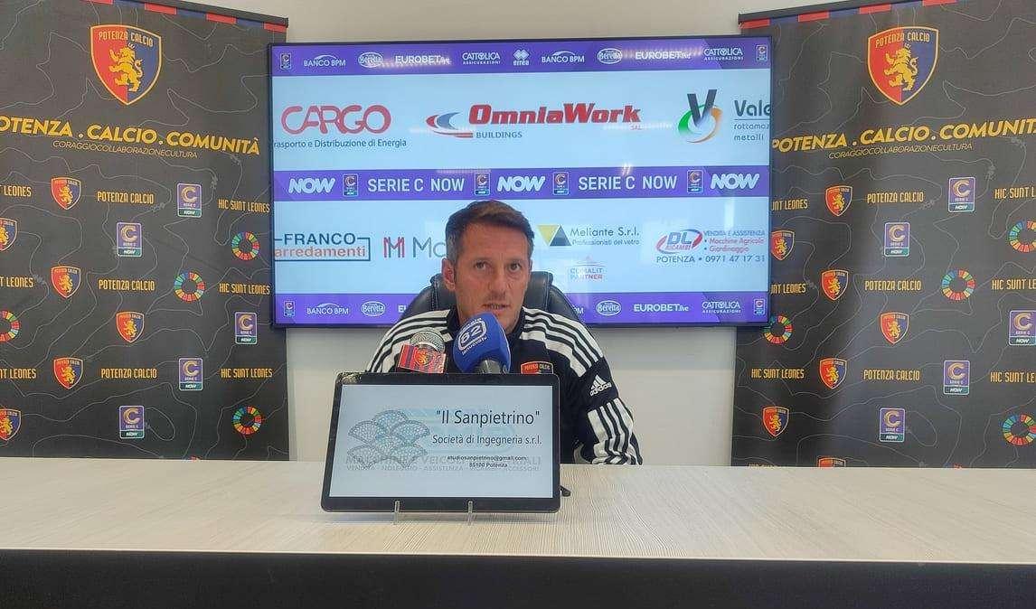 Potenza, De Giorgio: «Selleri parte titolare. Col Taranto partita importante»