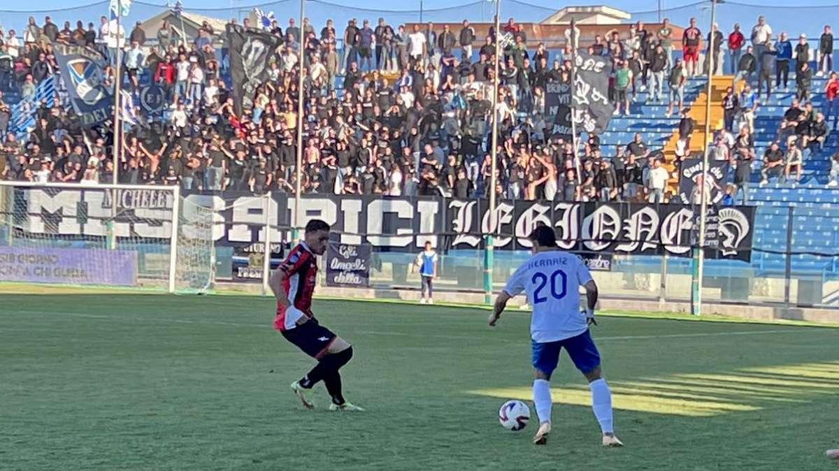 Brindisi-Palmese 1-1: i biancazzurri si sbloccano ma la vittoria non arriva