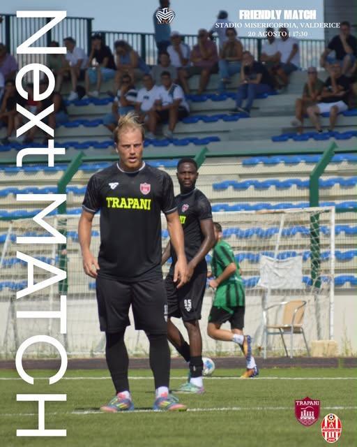 Trapani, nuovo test a Valderice: domani l'allenamento congiunto con la Margheritese