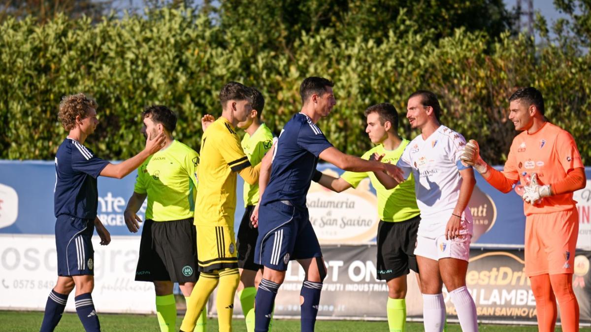 Test positivo per il Siena: Sansovino superata 3-1, decidono Sabelli, Ciofi e Mastalli