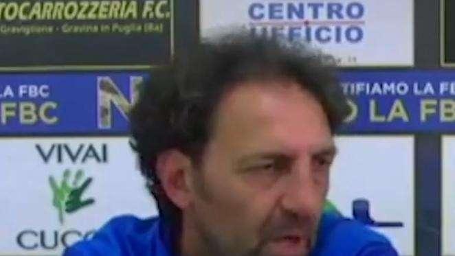 Gravina, De Candia: «Ci abbiamo creduto. Saremmo fuori anche dai play-out. Un applauso a me...»