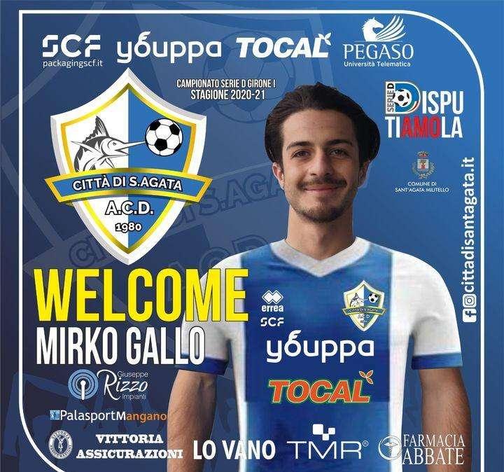 UFFICIALE: Sant'Agata, c'è un rinforzo per mister Giampà