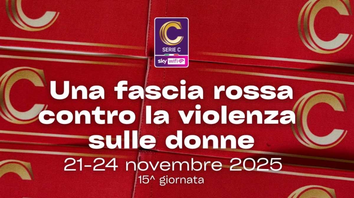 Serie C in prima linea contro la violenza di genere: fascia rossa per i capitani
