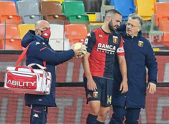 Genoa, lussazione scapolo omerale ridotta per Biraschi