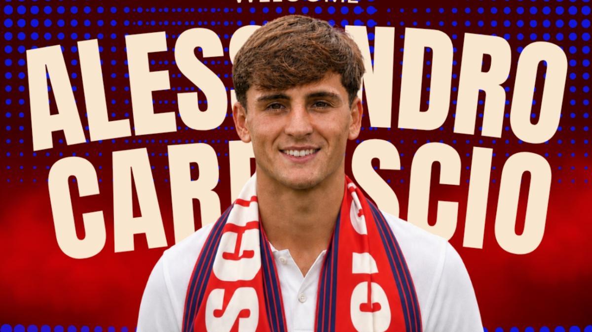 Il Gubbio annuncia l'arrivo di Cardascio dal Sassuolo