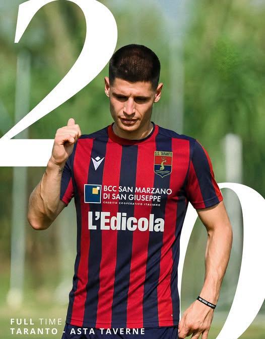 Taranto, successo in amichevole: Perretta e Loiodice firmano il 2-0 all'Asta Taverne