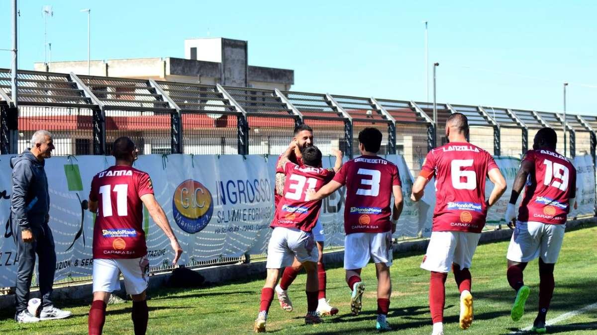 Il Nardò travolge un Manfredonia in crisi: 3-1 al "Miramare"