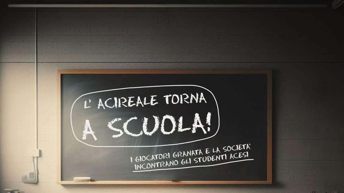 Al via l'iniziativa "L'Acireale torna a scuola": incontri con gli studenti e ingressi gratuiti allo stadio