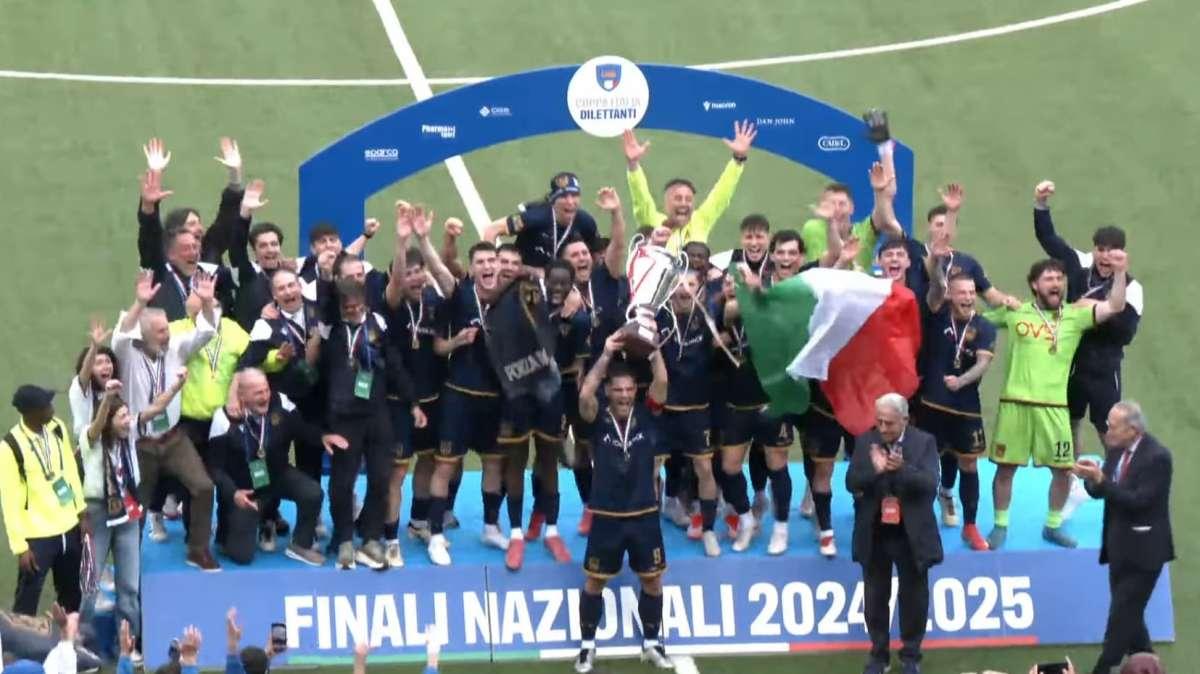 La Rovato Vertovese ribalta il Barletta ed alza al cielo la Coppa Italia Dilettanti