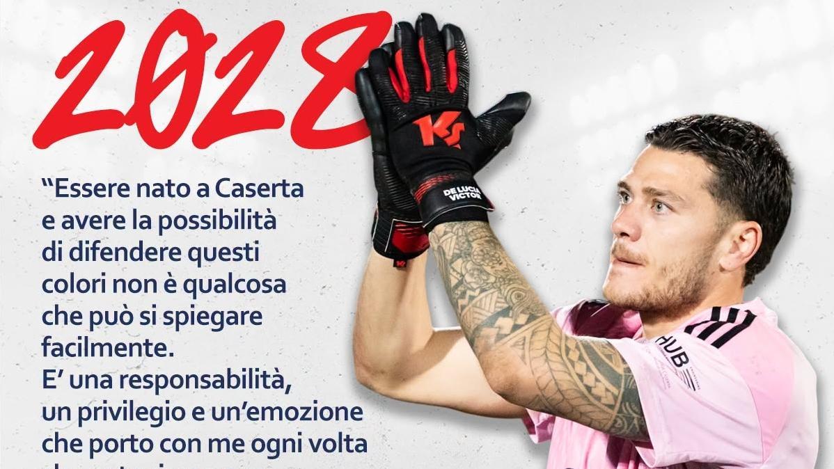 UFFICIALE: La Casertana blinda la porta col rinnovo di De Lucia