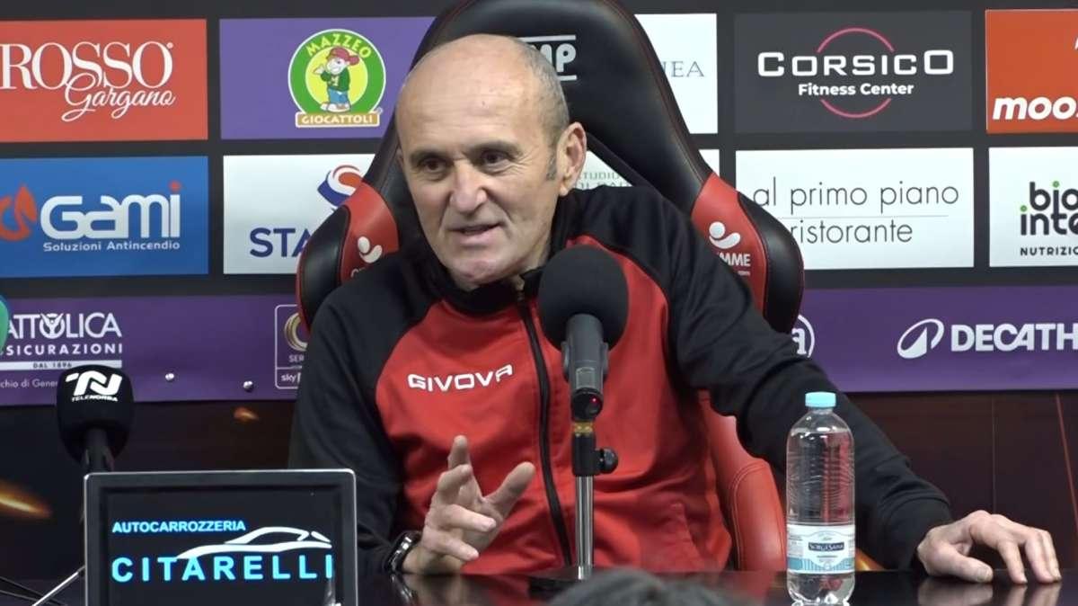 Foggia, Cangelosi dopo il ko col Picerno: «Dobbiamo rimboccarci le maniche»