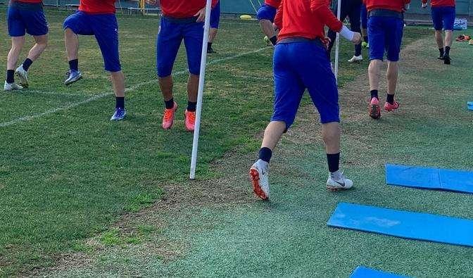 Casarano, primo giorno di lavoro a Fiuggi. Doppia seduta per i Costantino boys
