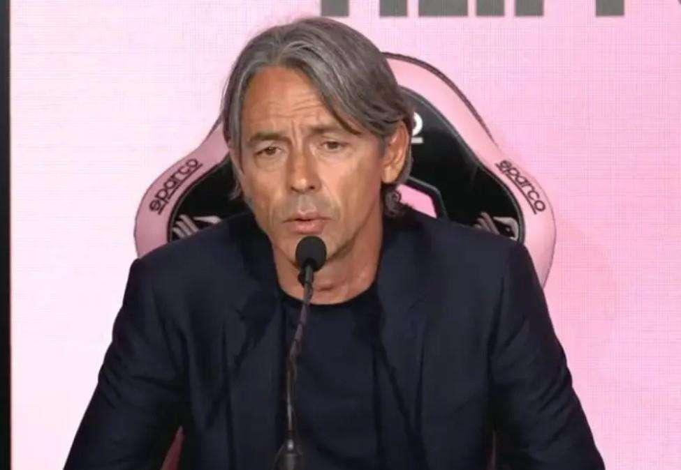 Palermo, mister Inzaghi: «Basta con 'partita della svolta', gli altri ridono di quello che ci creiamo attorno»