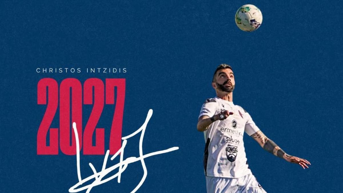Il Modica Calcio blinda la difesa: il "muro greco" Christos Intzidis resta in rossoblù