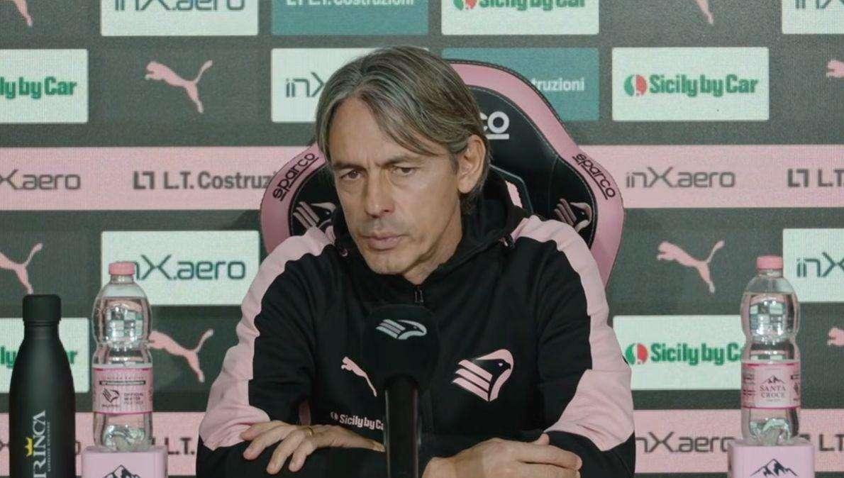 Palermo, Inzaghi non ci sta: «Dopo 14 partite non ci voleva, siamo ricaduti nei soliti errori»