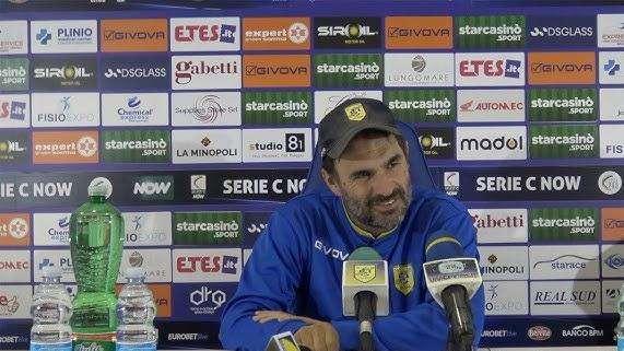 Juve Stabia, mister Pagliuca: «La nostra vittoria all'Arechi ci ha regalato emozioni forti»