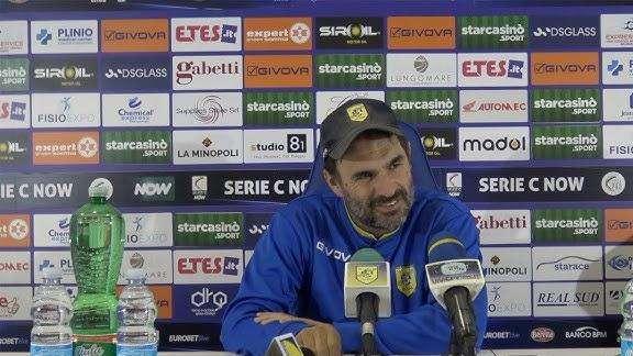 Juve Stabia, mister Pagliuca: «L'incontro di domani è cruciale per noi»