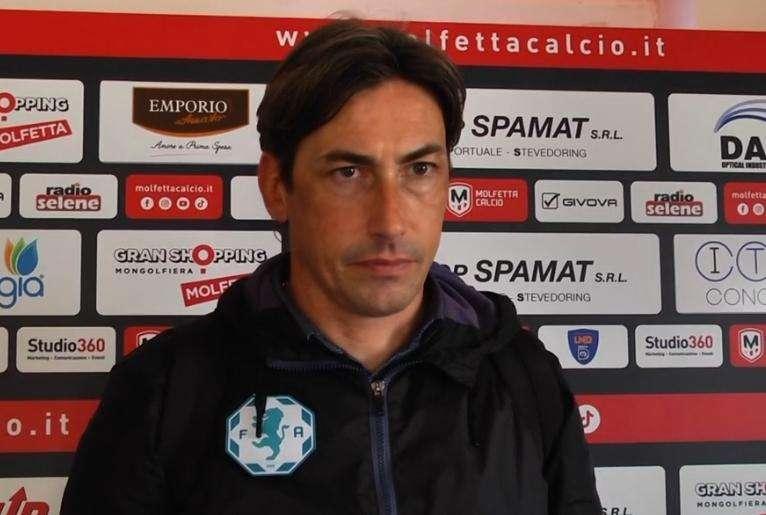Fidelis Andria, Panarelli perfezionista: «Il primo tempo non mi è piaciuto...»