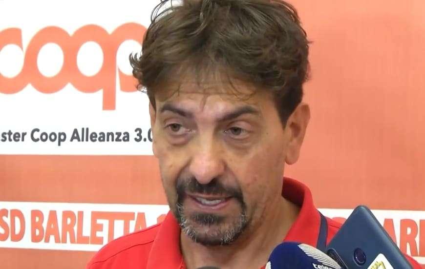 Barletta, Farina: «Davanti ci sono delle Ferrari. Bitonto? Firmerei ora per un pari»