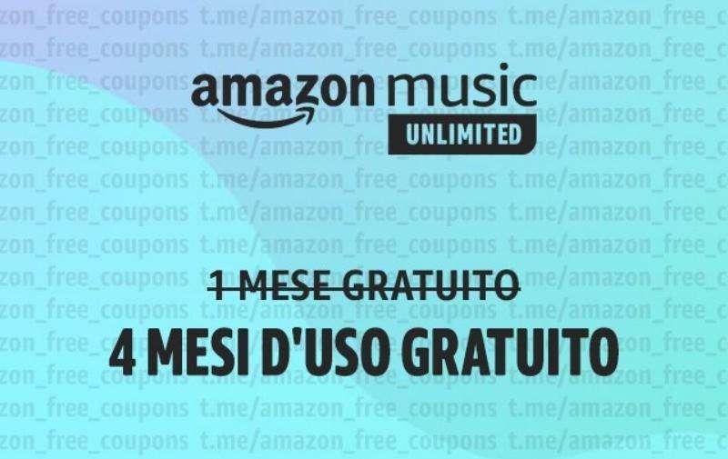 Amazon Music GRATIS per 4 mesi! Scopri come