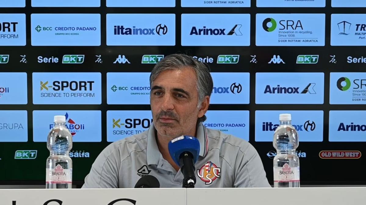 Cremonese, Pecchia in vista dell'Entella: «Squadra verticale e di forza, serve equilibrio»