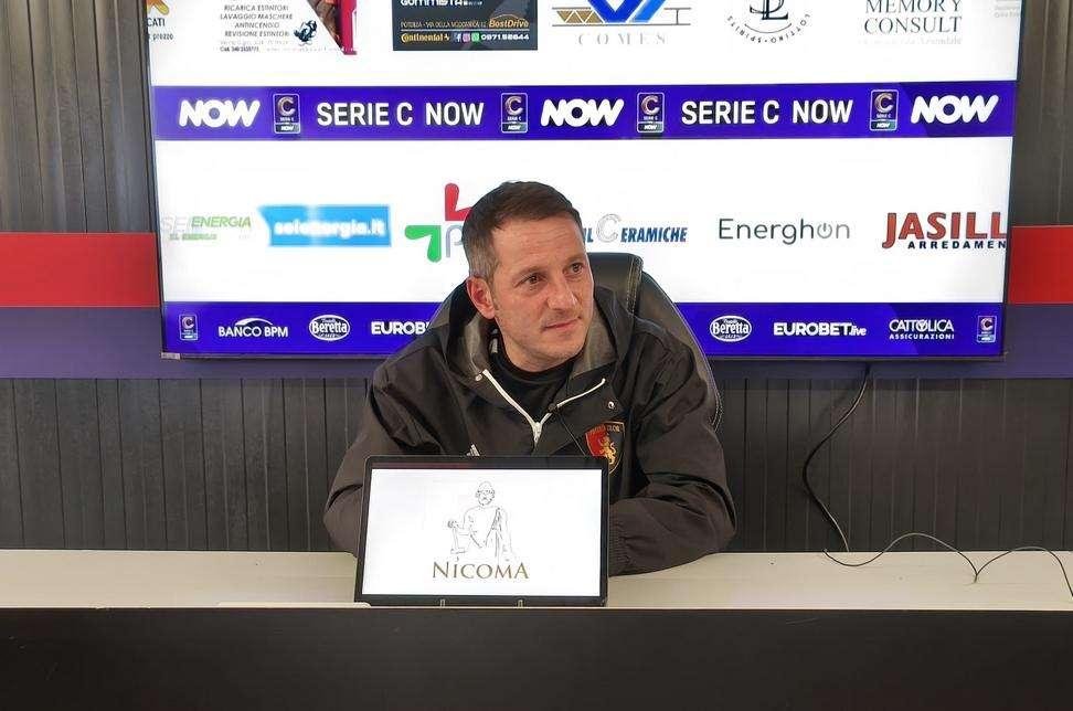 Potenza, De Giorgio avverte il Crotone: «Vogliamo ritrovare la vittoria»