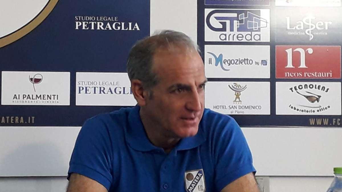 Matera, mister Ciullo: «Non credo sia giusto inserirci nella lotta al vertice»