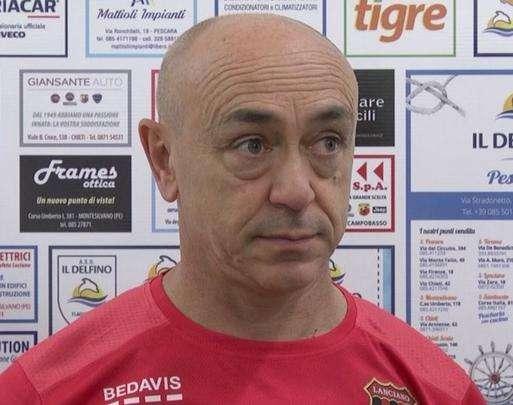 Momento no per il Lanciano. Di Pasquale: «Siamo corti negli under...»
