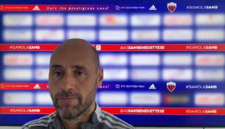 Sambenedettese, mister Alfonsi: «Abbiamo ancora fame e vogliamo continuare la nostra cavalcata»