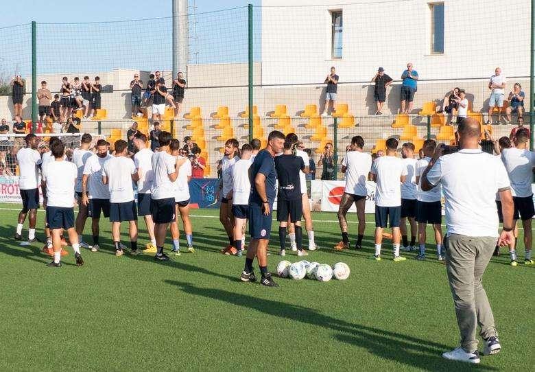 Casarano, primo allenamento in salento