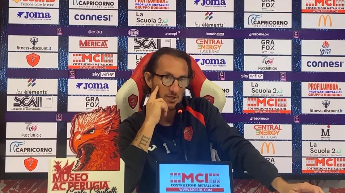 Perugia, Diana: «Lo spirito è buono ma il Pescara è avversario difficile»