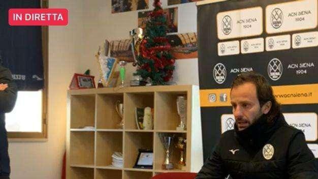 Siena, mister Gilardino: «Problemi dall'infermeria, bisogna stringere i denti»