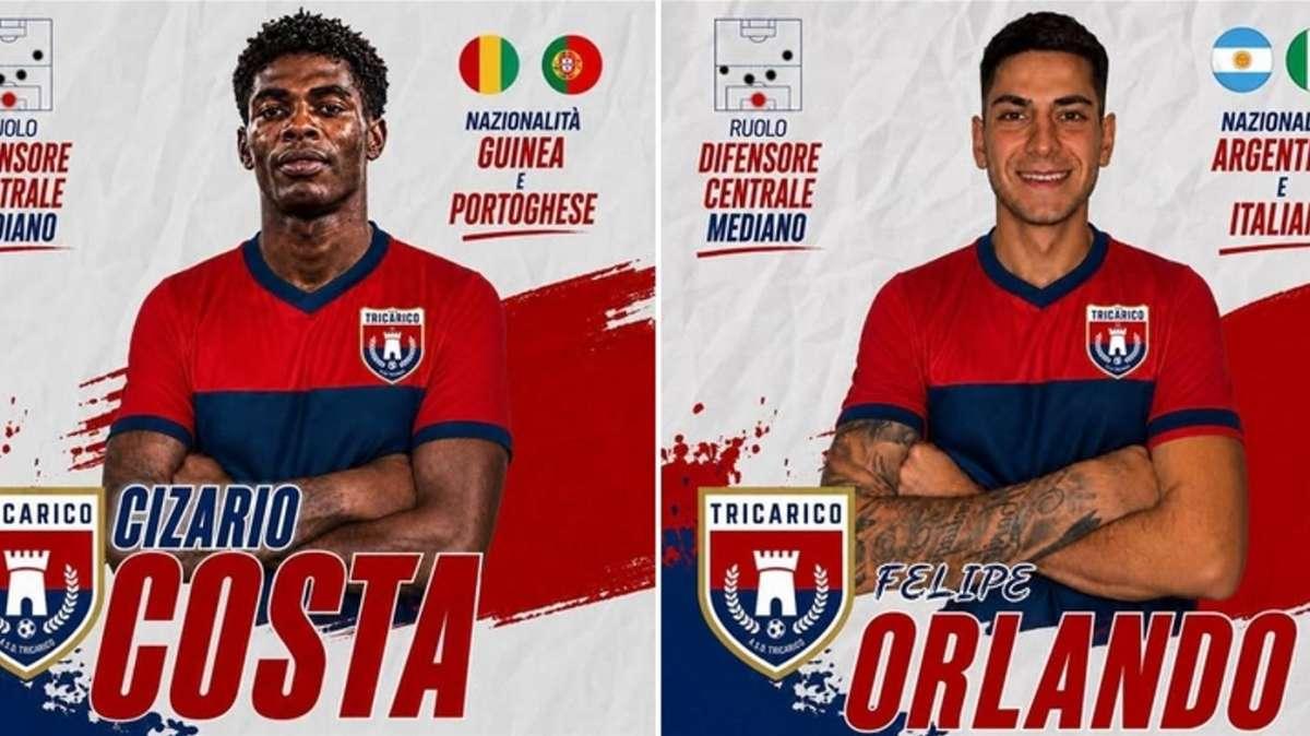 Tricarico, via al mercato: arrivano i difensori Costa e Orlando