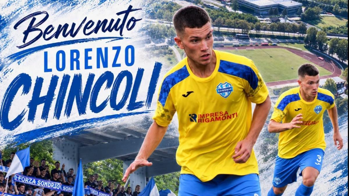 La Nuova Sondrio blinda la difesa: arriva Lorenzo Chincoli