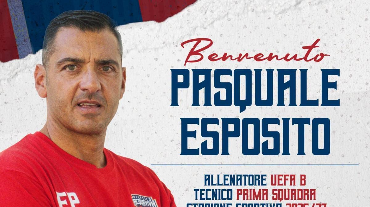 Esposito nuovo tecnico dell'Atletico Acquaviva: guiderà la prima squadra fino a fine stagione