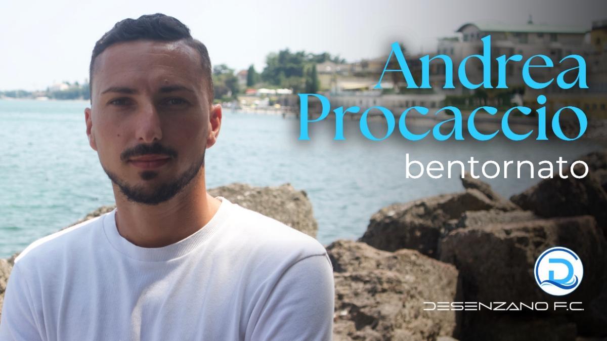 Il Desenzano annuncia il rinnovo dell'attaccante Procaccio