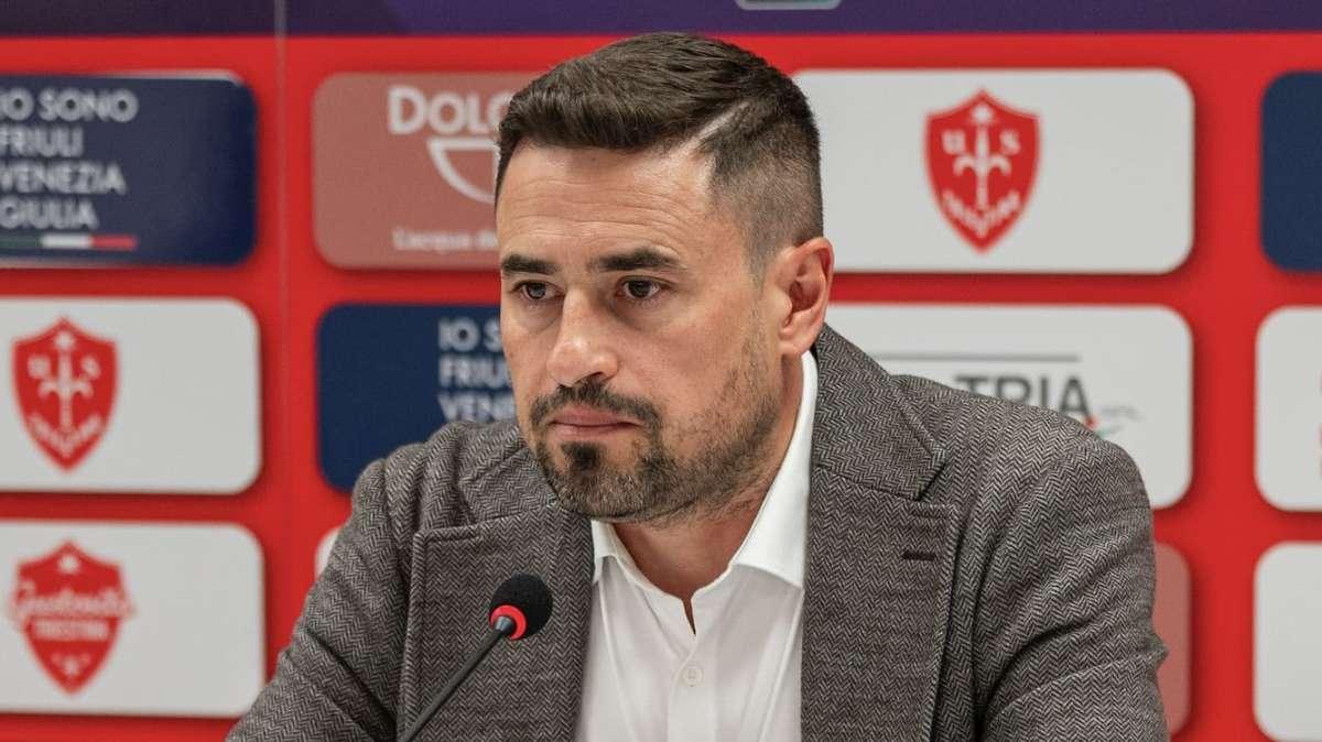 Triestina, mister Clotet: «Ho visto una squadra migliorato rispetto all'ultima gara»